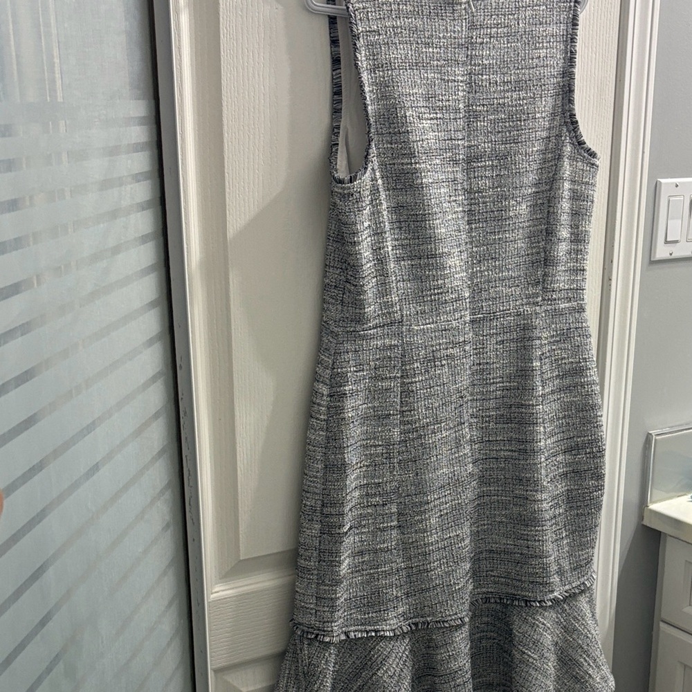 Banana Republic Boucle Tweed Flounce Dress - Picture 8 of 8